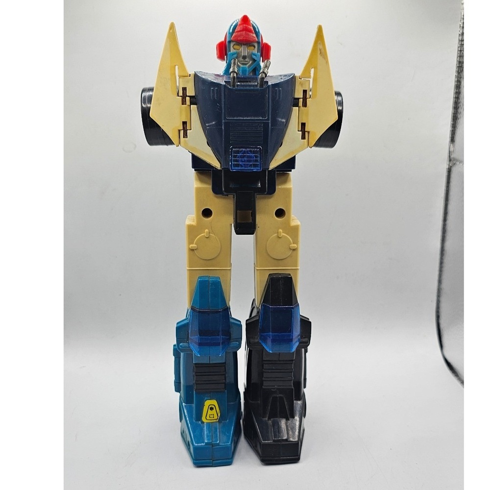 Vintage 1980s Transforming Combiner Robot Toy Made in Taiwan Multi-Force Car